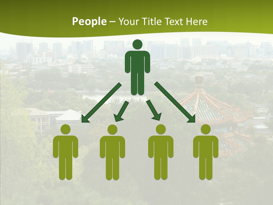 Communist Skyline View PowerPoint Template