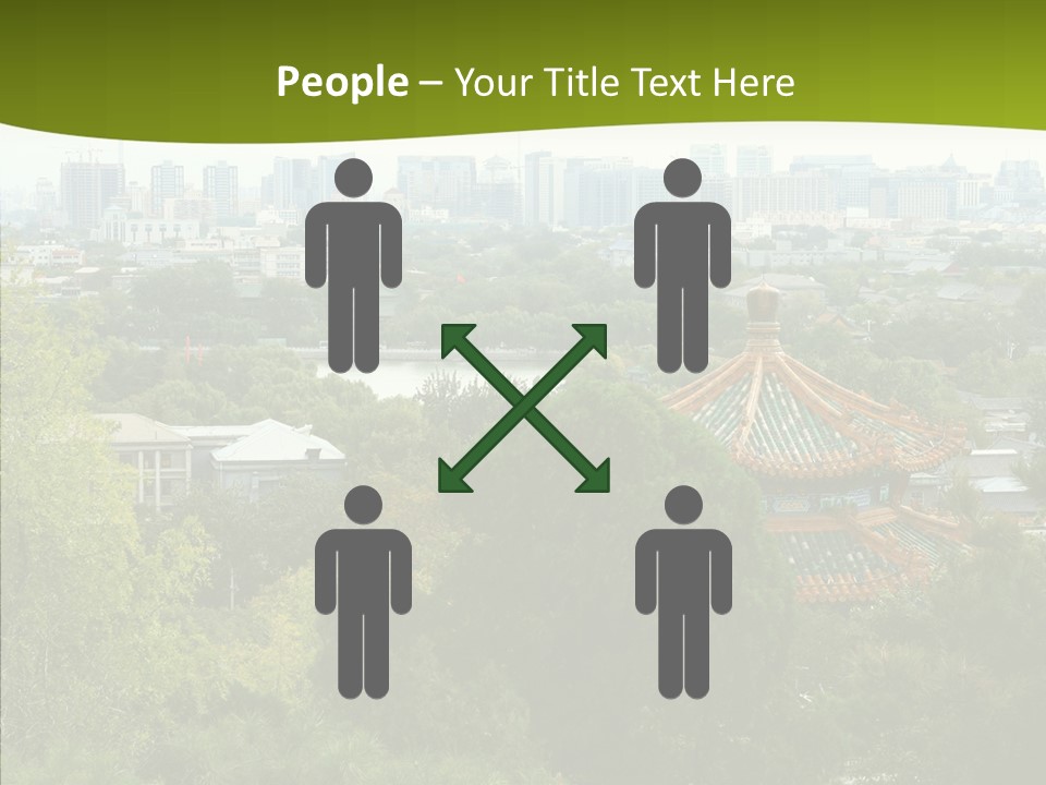 Communist Skyline View PowerPoint Template