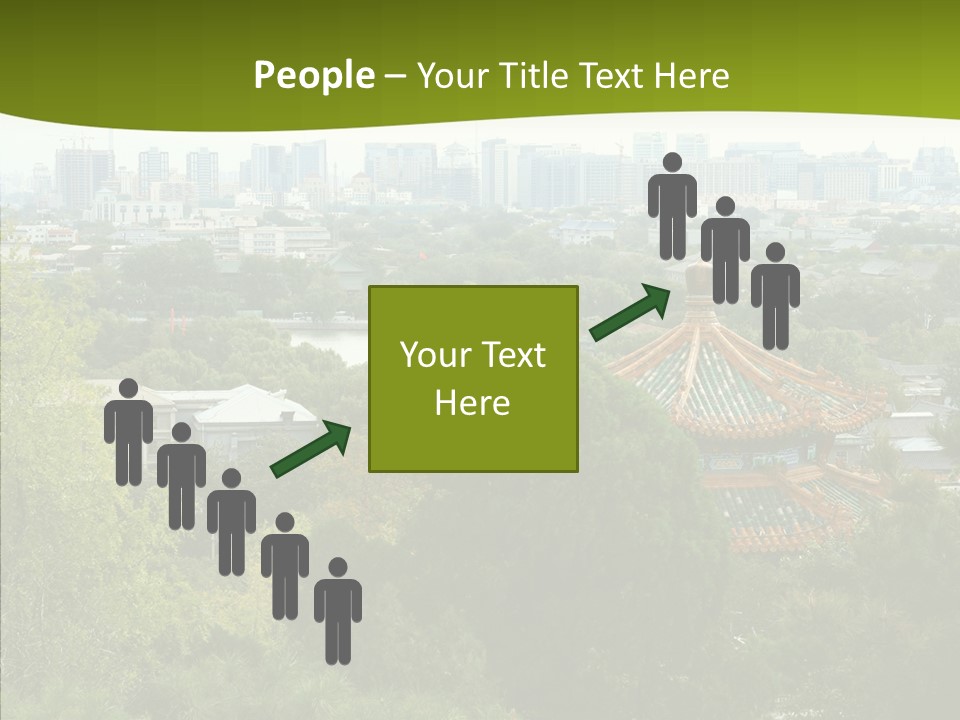 Communist Skyline View PowerPoint Template