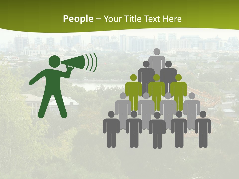 Communist Skyline View PowerPoint Template