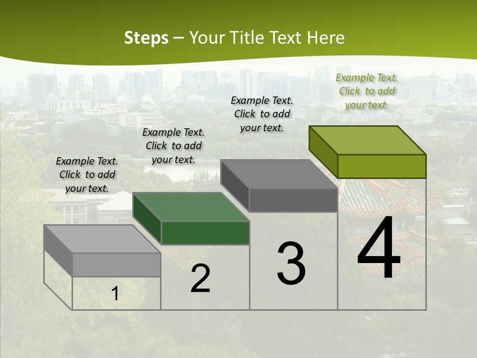 Communist Skyline View PowerPoint Template