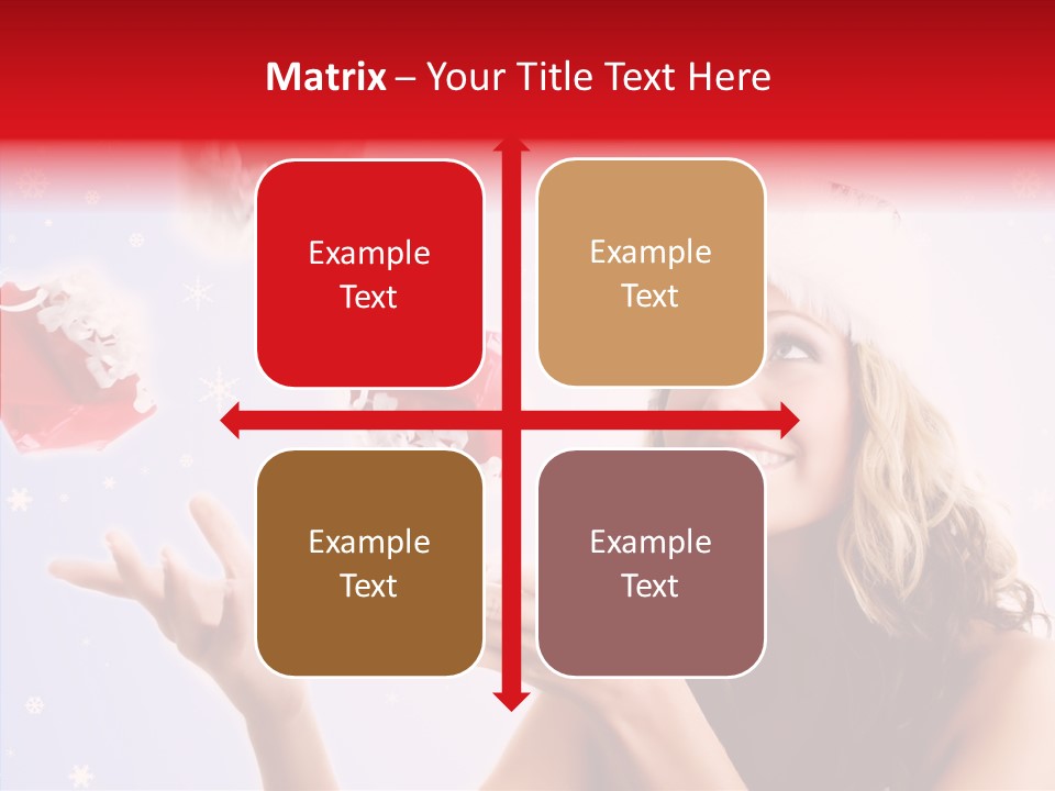 Christmas Beauty Lovely PowerPoint Template