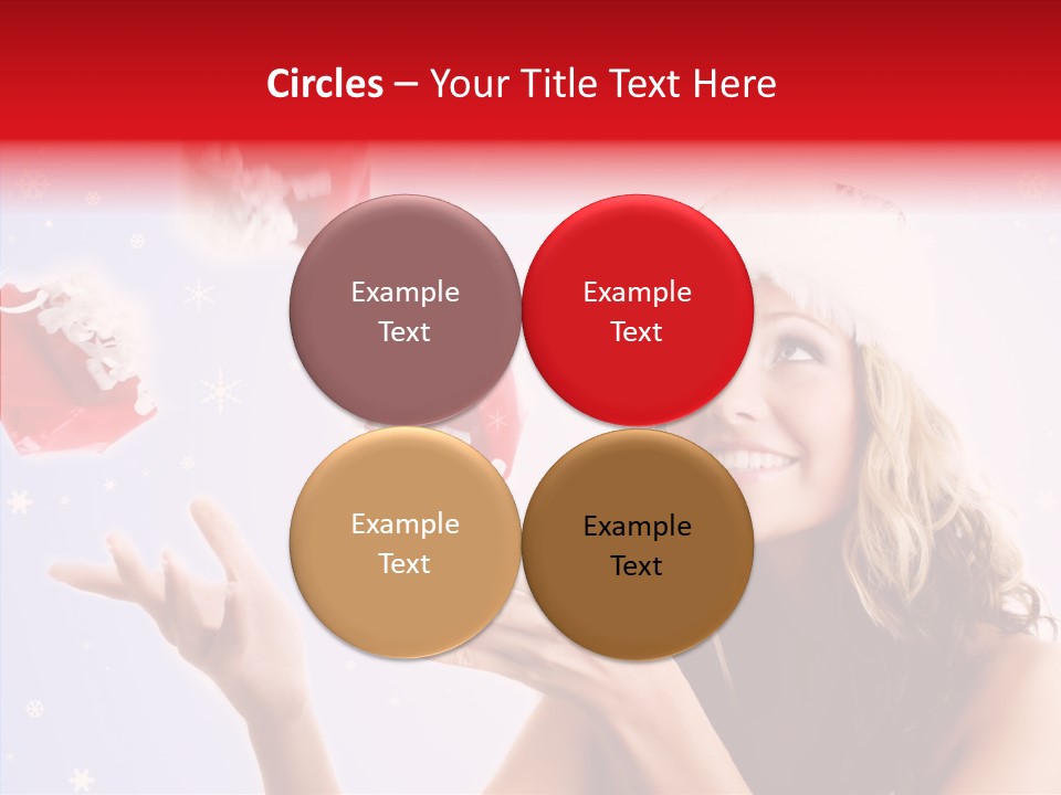 Christmas Beauty Lovely PowerPoint Template