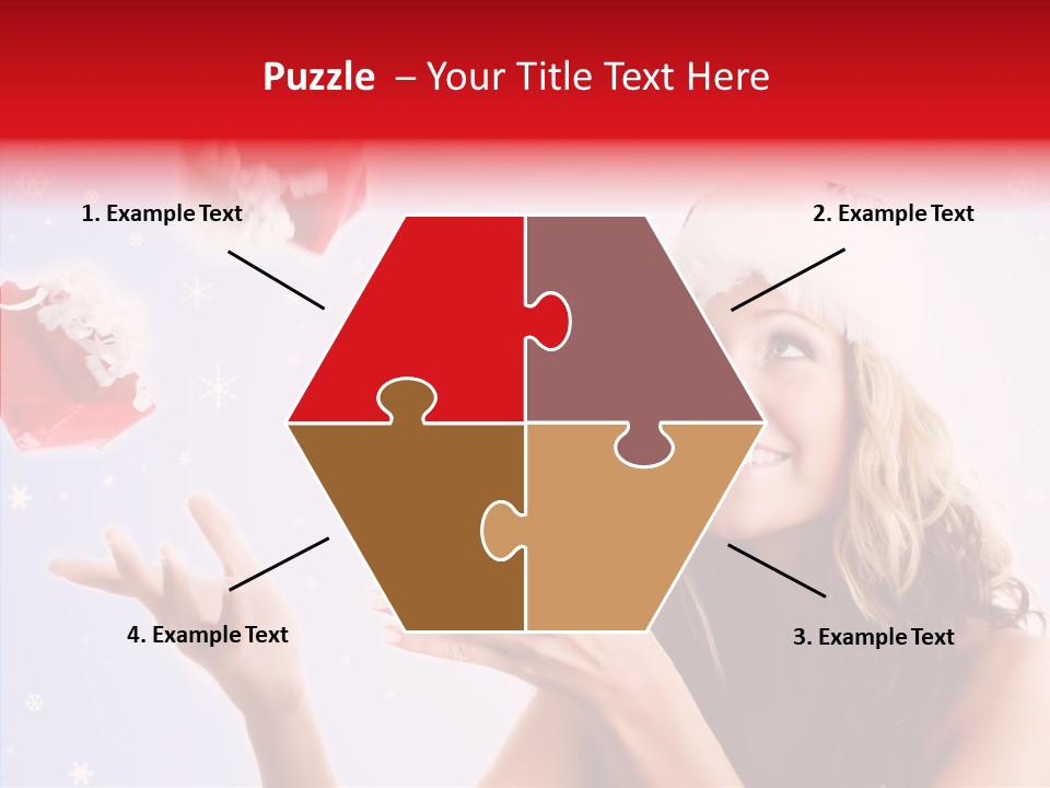 Christmas Beauty Lovely PowerPoint Template