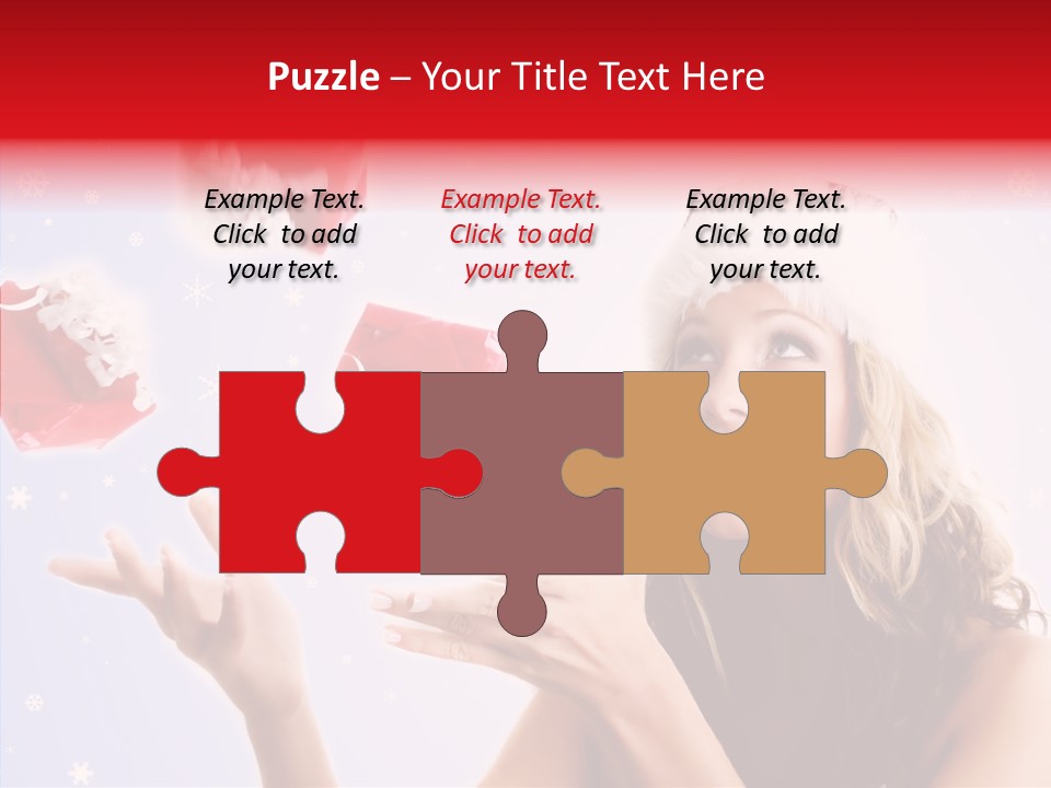 Christmas Beauty Lovely PowerPoint Template