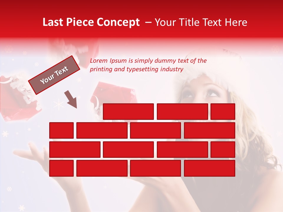 Christmas Beauty Lovely PowerPoint Template