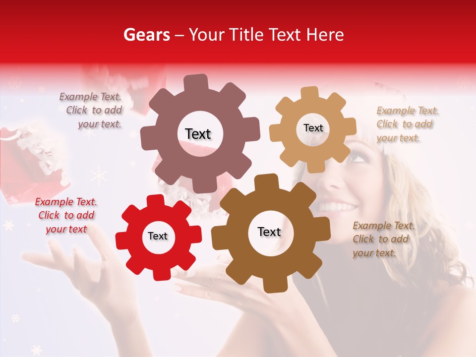 Christmas Beauty Lovely PowerPoint Template