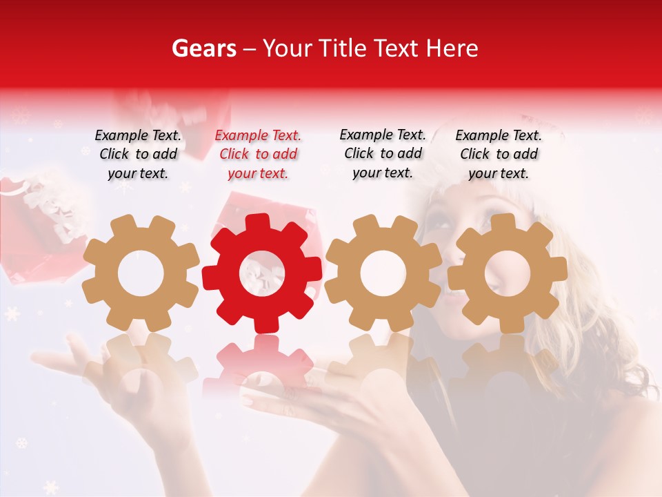 Christmas Beauty Lovely PowerPoint Template