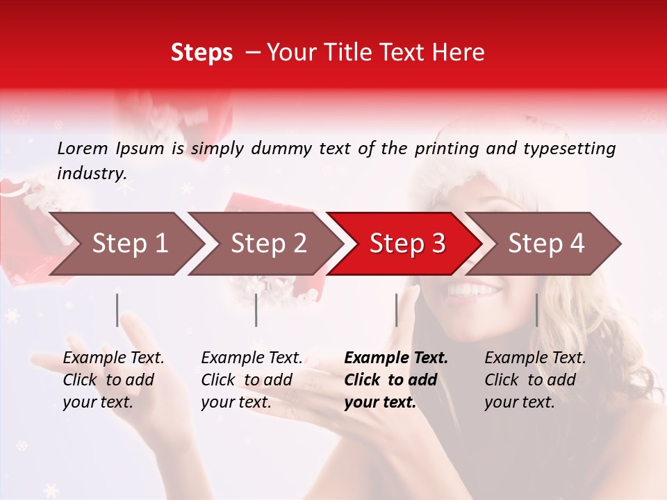 Christmas Beauty Lovely PowerPoint Template