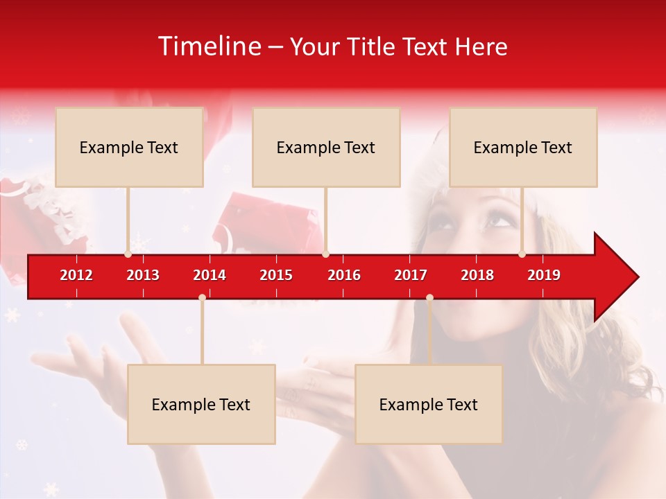 Christmas Beauty Lovely PowerPoint Template