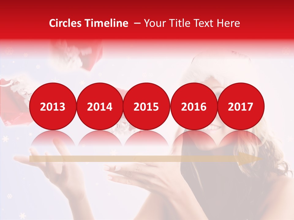 Christmas Beauty Lovely PowerPoint Template