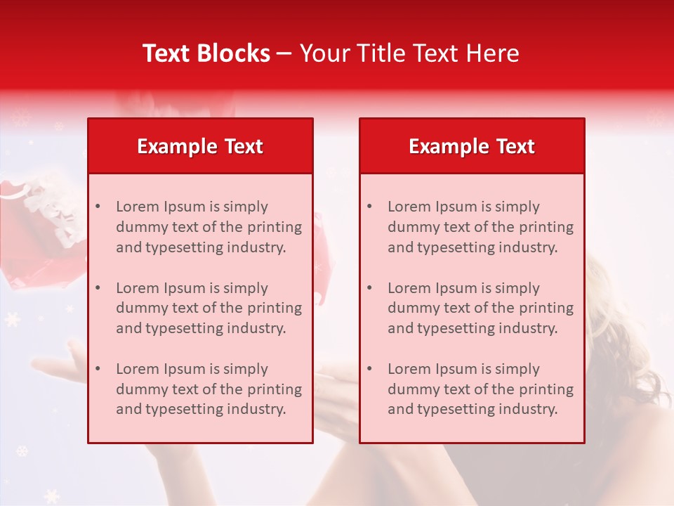 Christmas Beauty Lovely PowerPoint Template