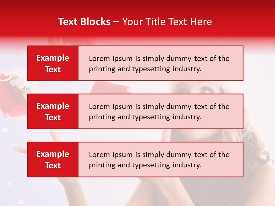 Christmas Beauty Lovely PowerPoint Template