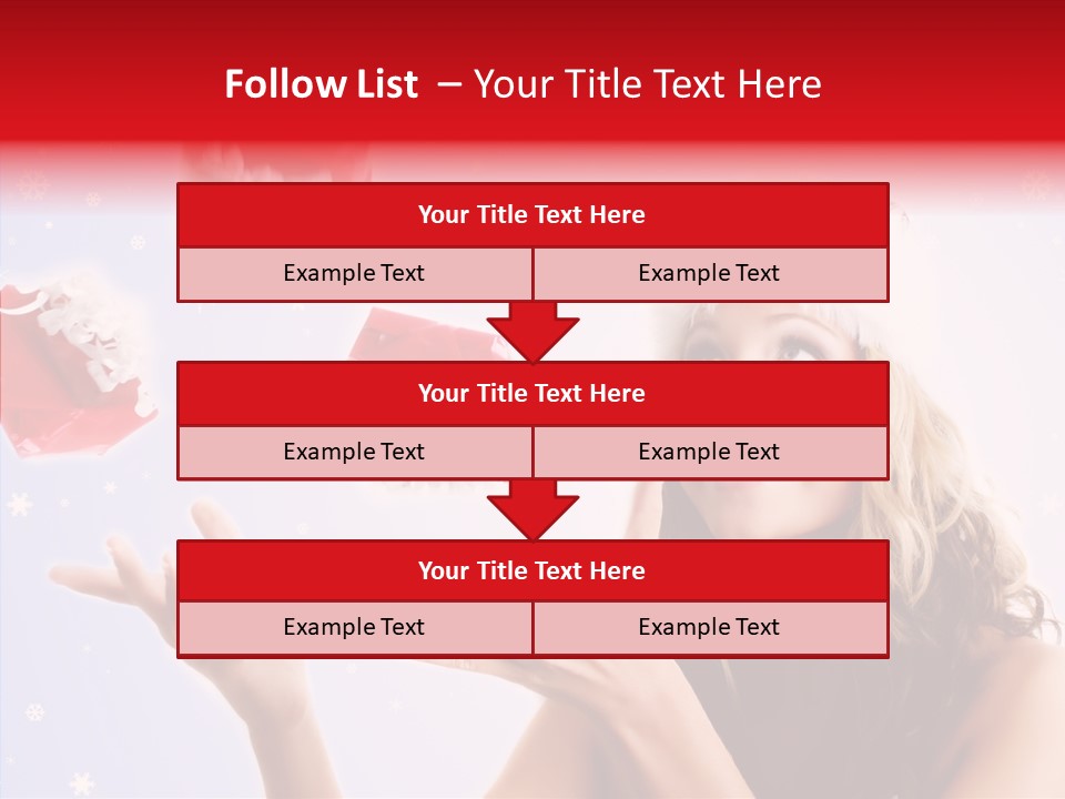 Christmas Beauty Lovely PowerPoint Template