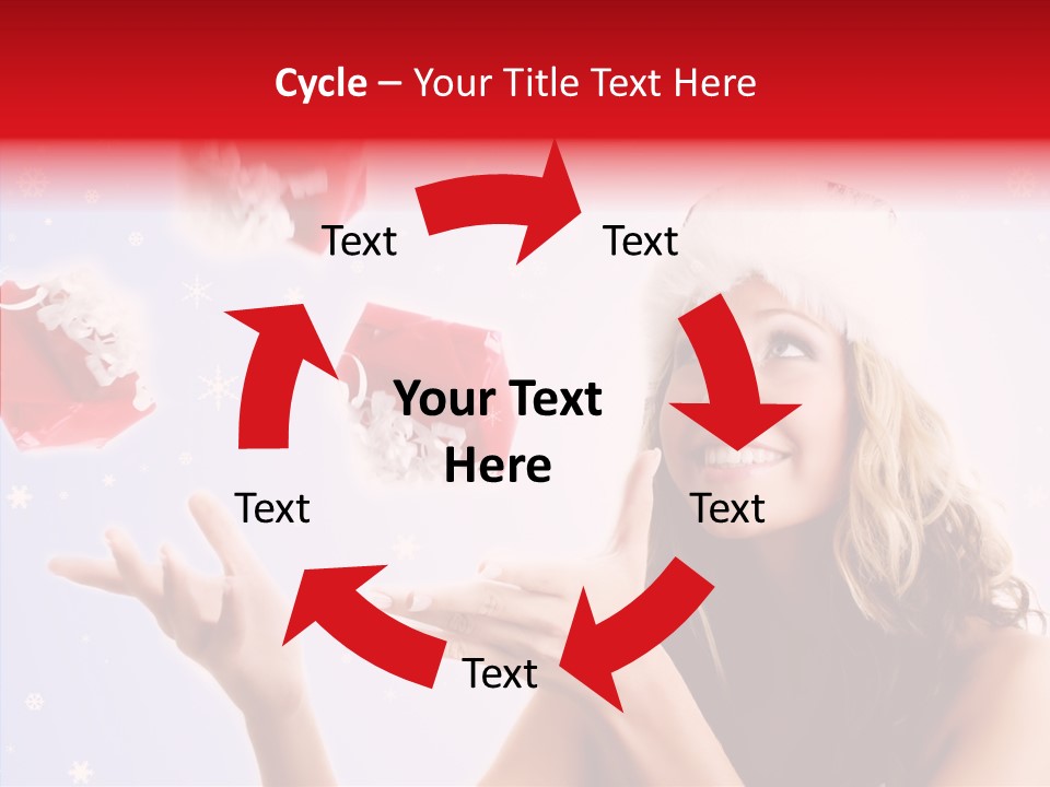 Christmas Beauty Lovely PowerPoint Template