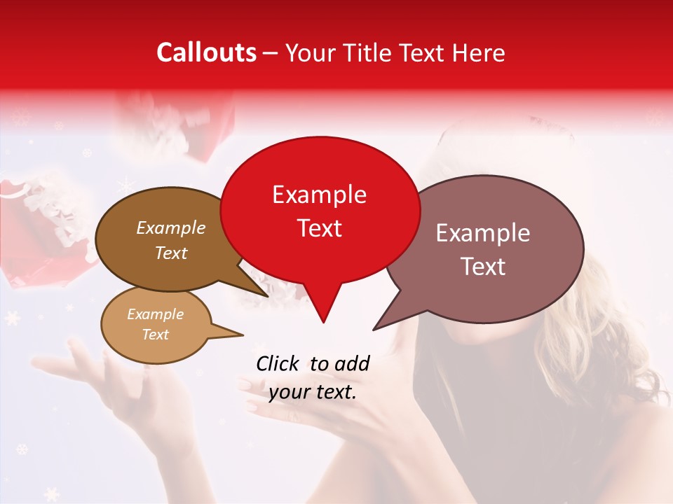 Christmas Beauty Lovely PowerPoint Template