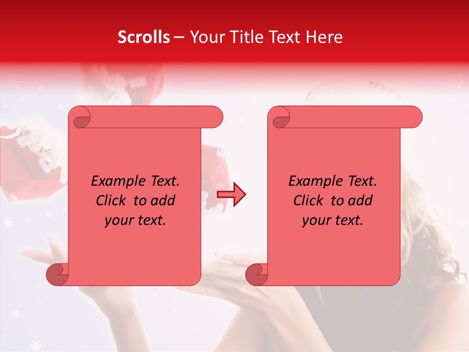Christmas Beauty Lovely PowerPoint Template