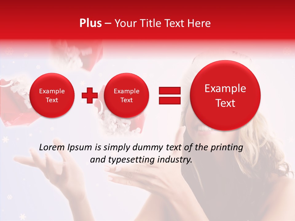 Christmas Beauty Lovely PowerPoint Template