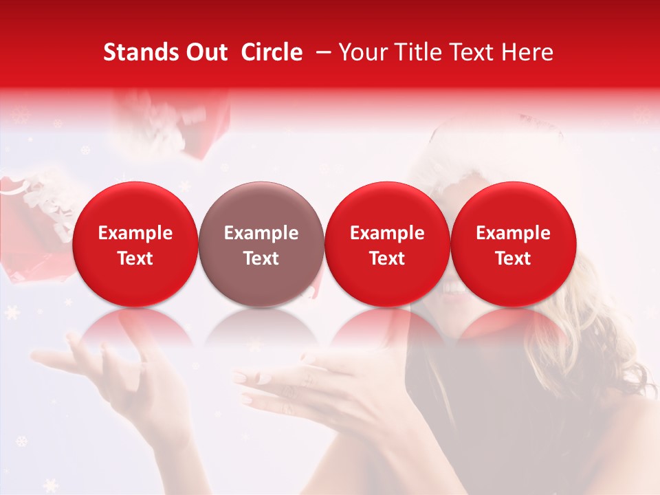 Christmas Beauty Lovely PowerPoint Template