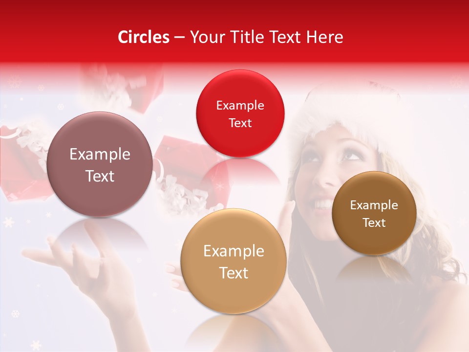 Christmas Beauty Lovely PowerPoint Template