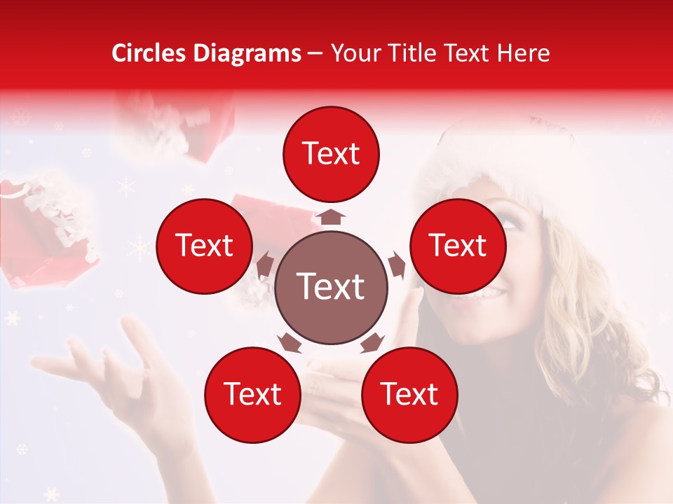 Christmas Beauty Lovely PowerPoint Template