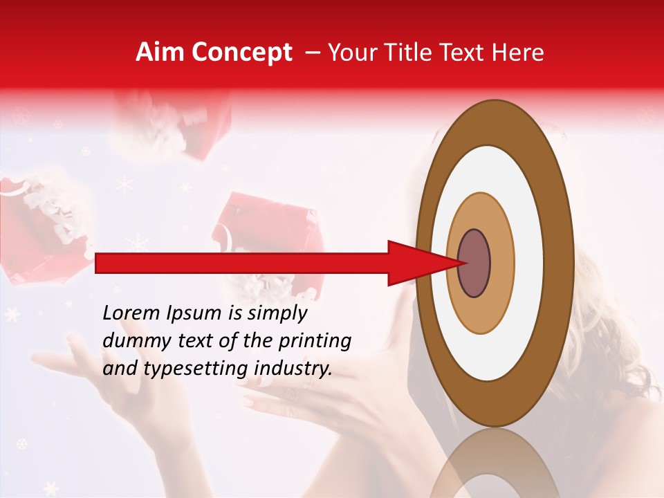 Christmas Beauty Lovely PowerPoint Template