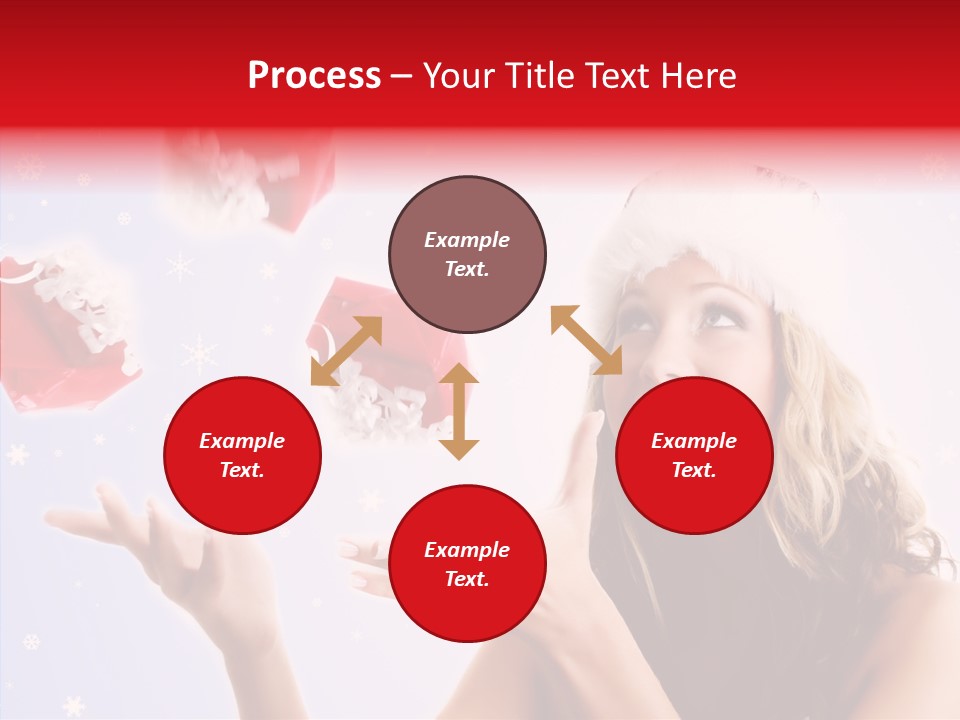 Christmas Beauty Lovely PowerPoint Template