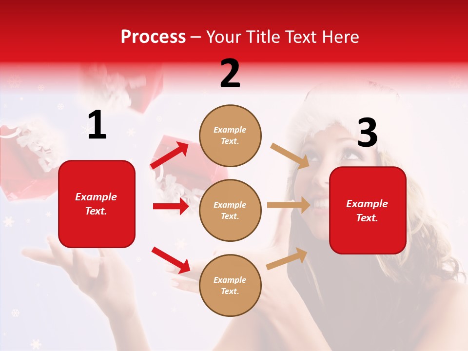 Christmas Beauty Lovely PowerPoint Template