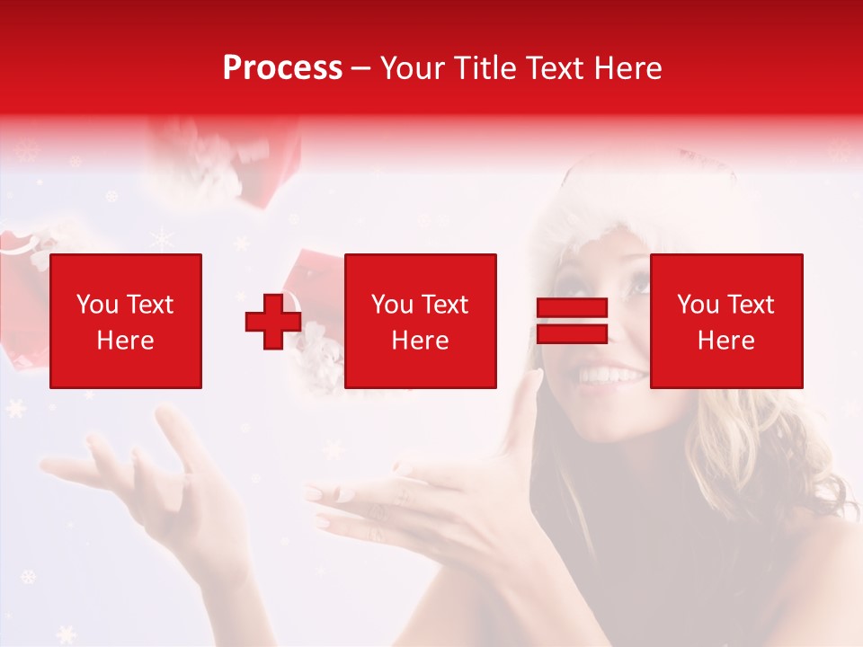 Christmas Beauty Lovely PowerPoint Template