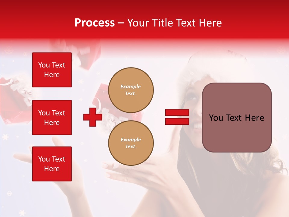Christmas Beauty Lovely PowerPoint Template