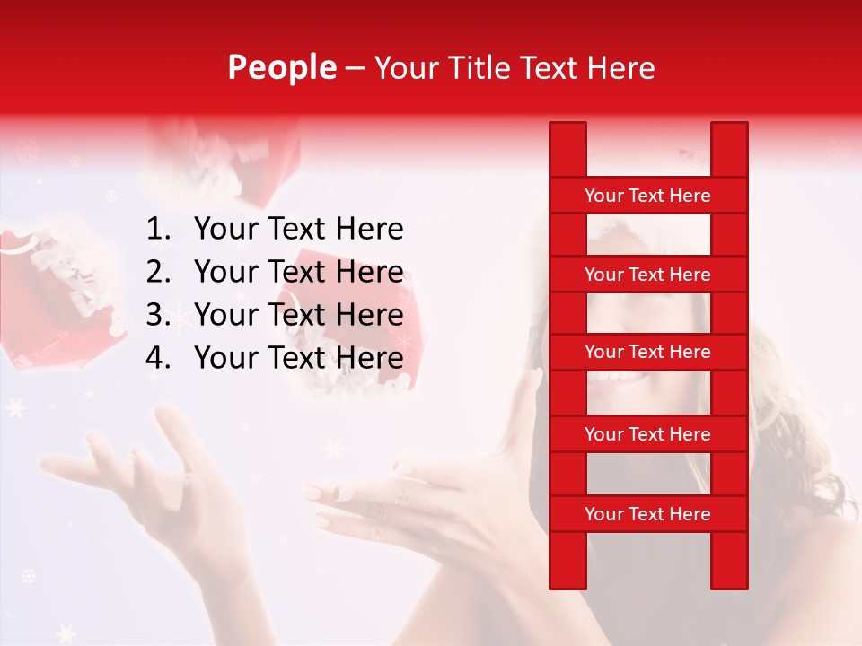 Christmas Beauty Lovely PowerPoint Template