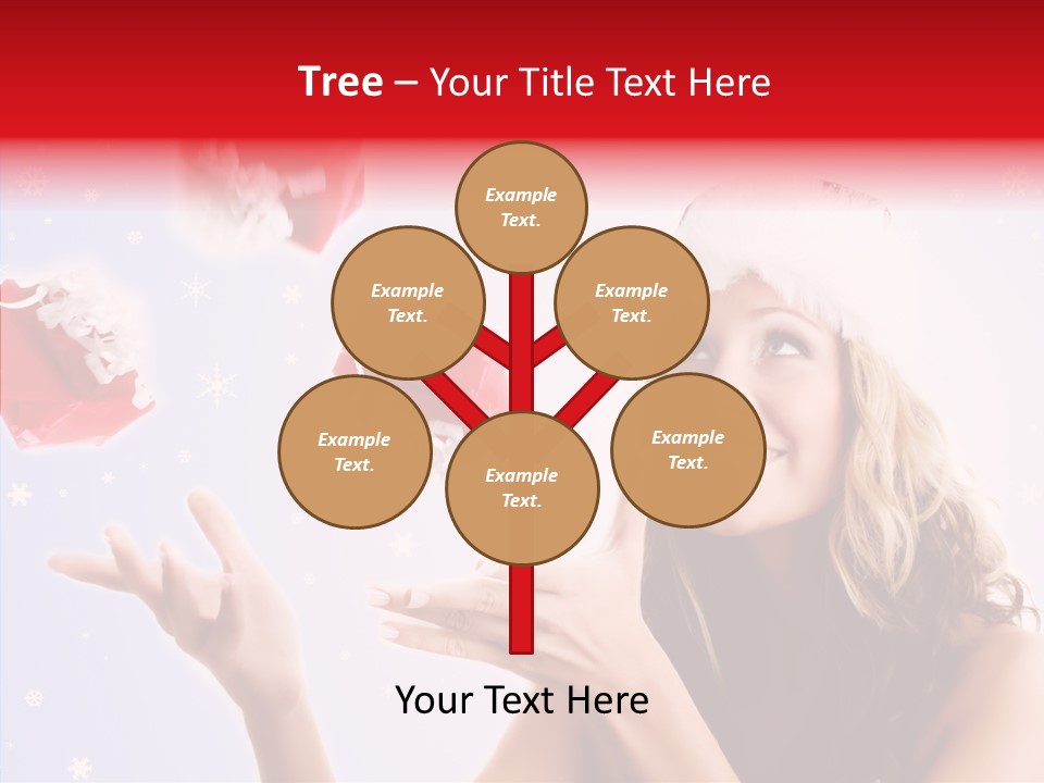 Christmas Beauty Lovely PowerPoint Template