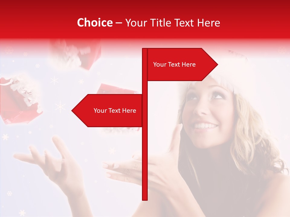 Christmas Beauty Lovely PowerPoint Template