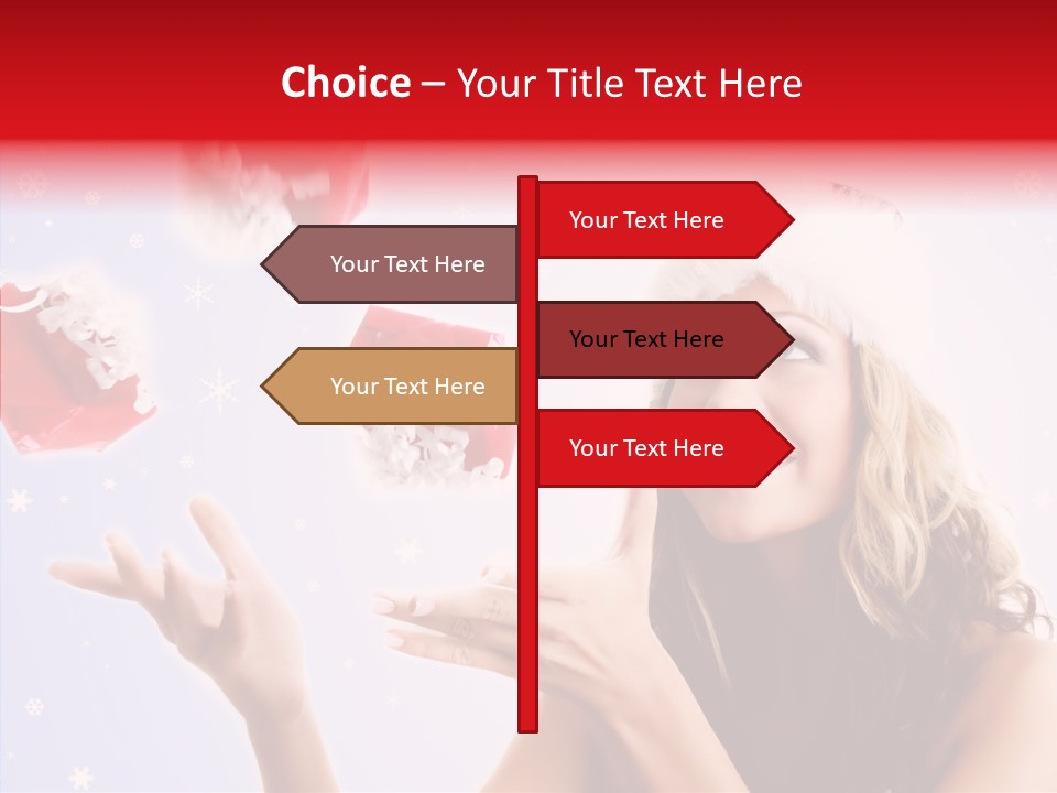 Christmas Beauty Lovely PowerPoint Template