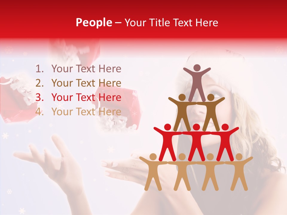 Christmas Beauty Lovely PowerPoint Template