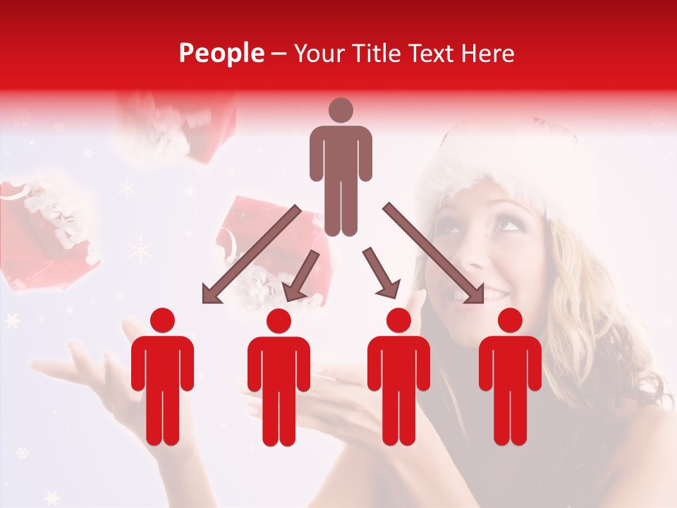 Christmas Beauty Lovely PowerPoint Template