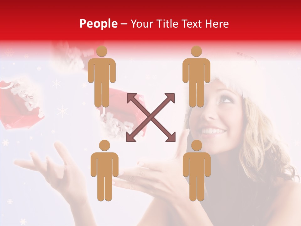 Christmas Beauty Lovely PowerPoint Template