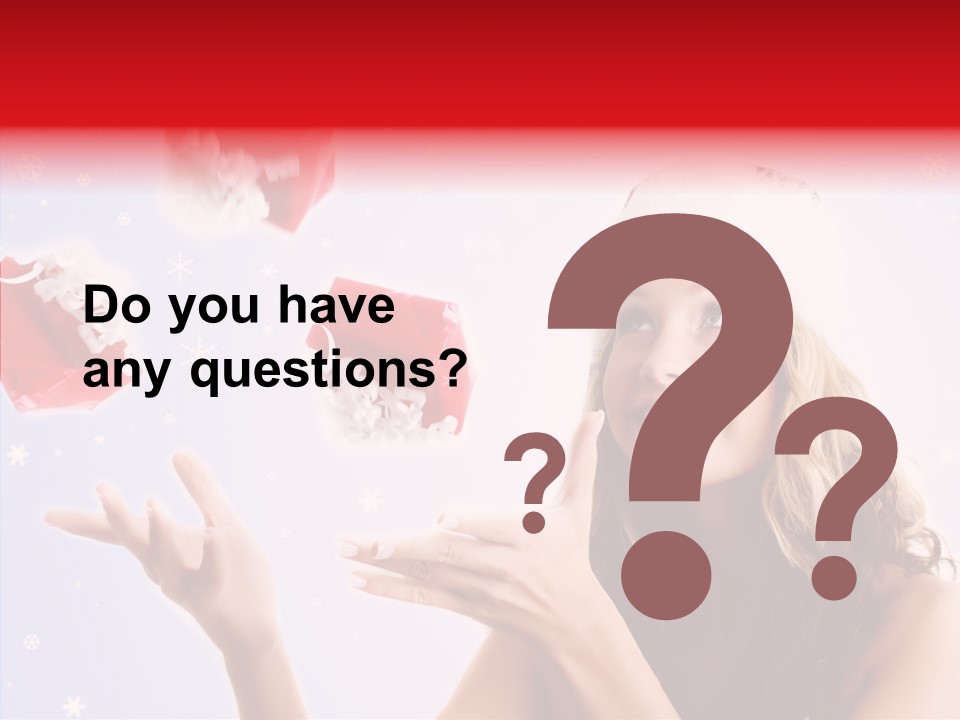 Christmas Beauty Lovely PowerPoint Template