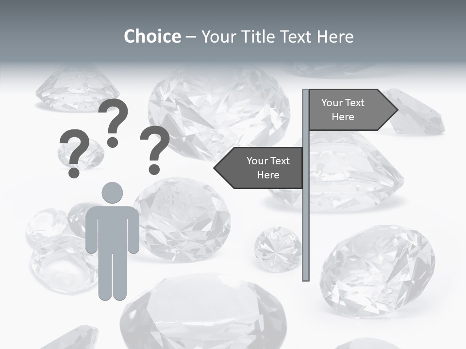 Diamond Rock Anniversary PowerPoint Template