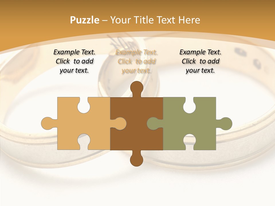 Token Married Wed PowerPoint Template