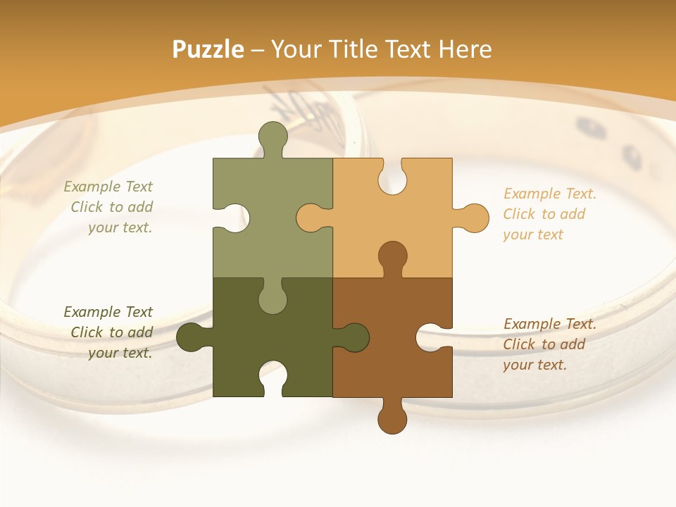 Token Married Wed PowerPoint Template