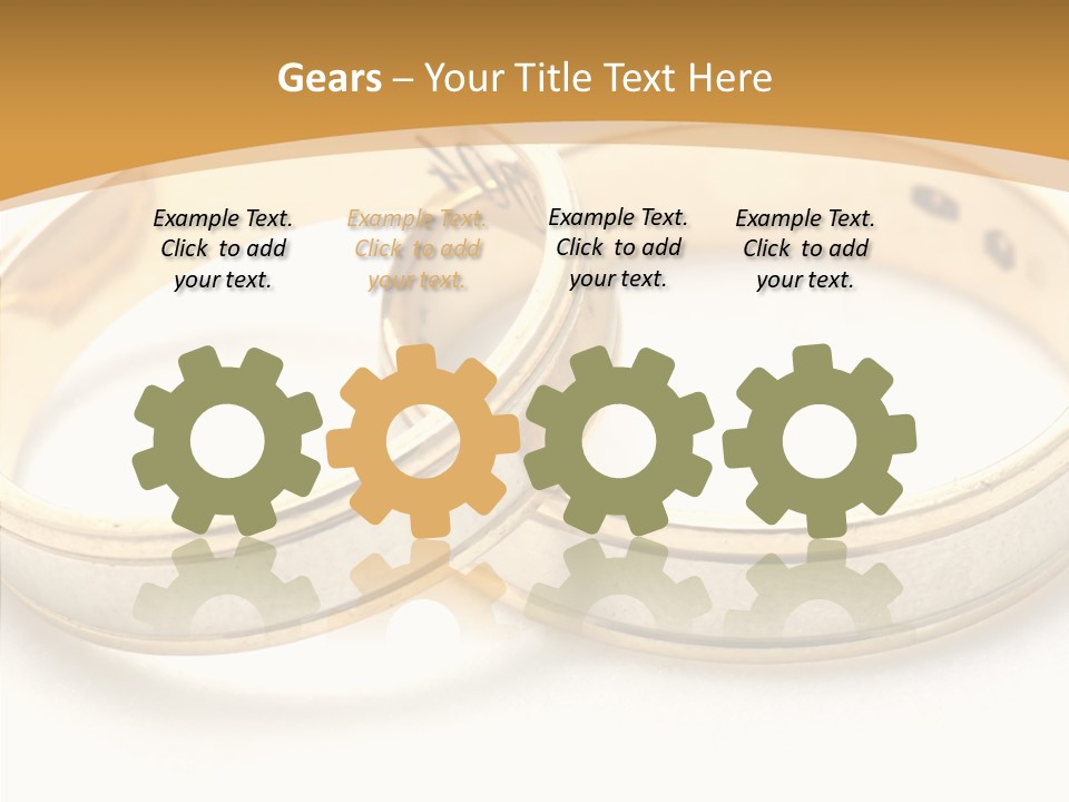 Token Married Wed PowerPoint Template