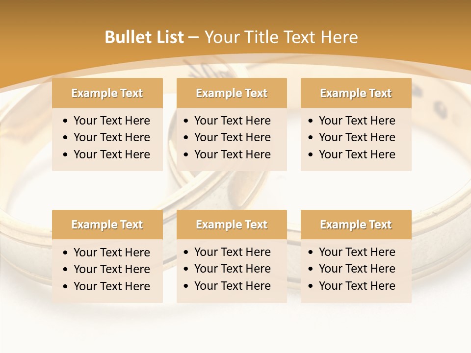 Token Married Wed PowerPoint Template