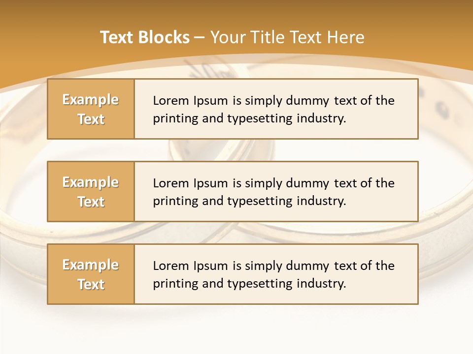 Token Married Wed PowerPoint Template