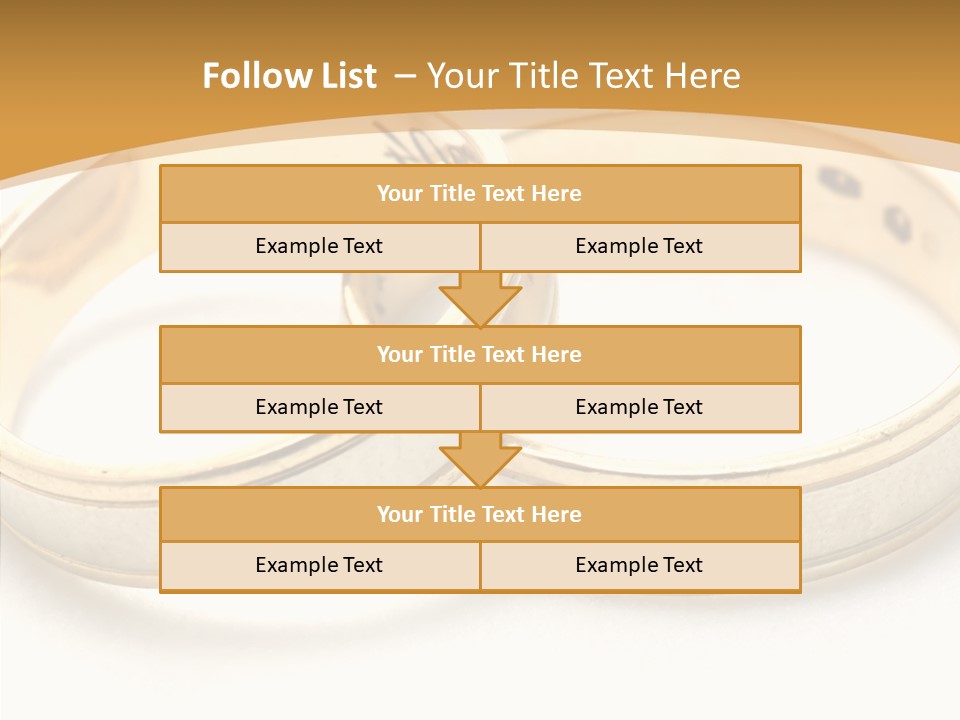 Token Married Wed PowerPoint Template