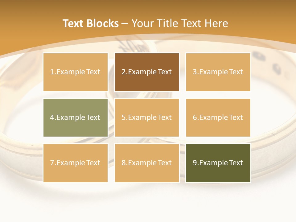 Token Married Wed PowerPoint Template