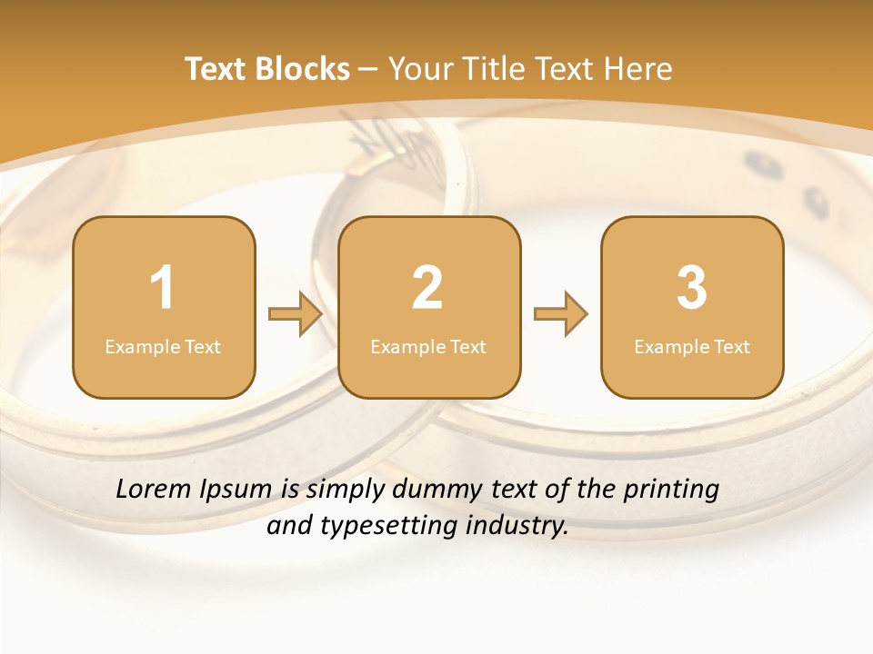 Token Married Wed PowerPoint Template