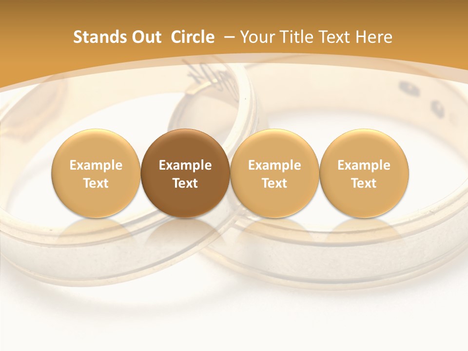 Token Married Wed PowerPoint Template