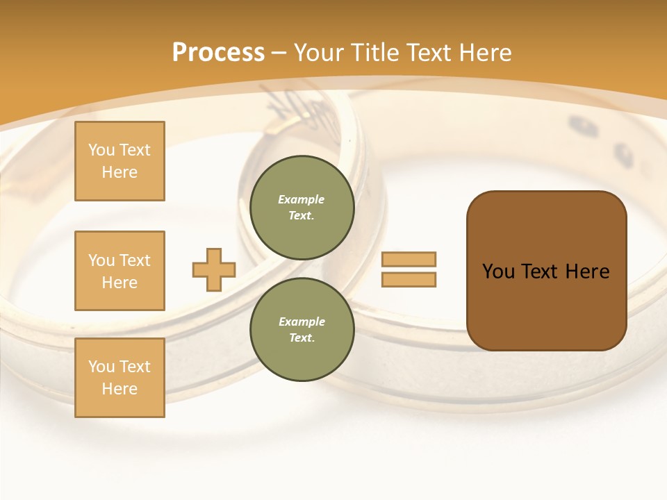 Token Married Wed PowerPoint Template