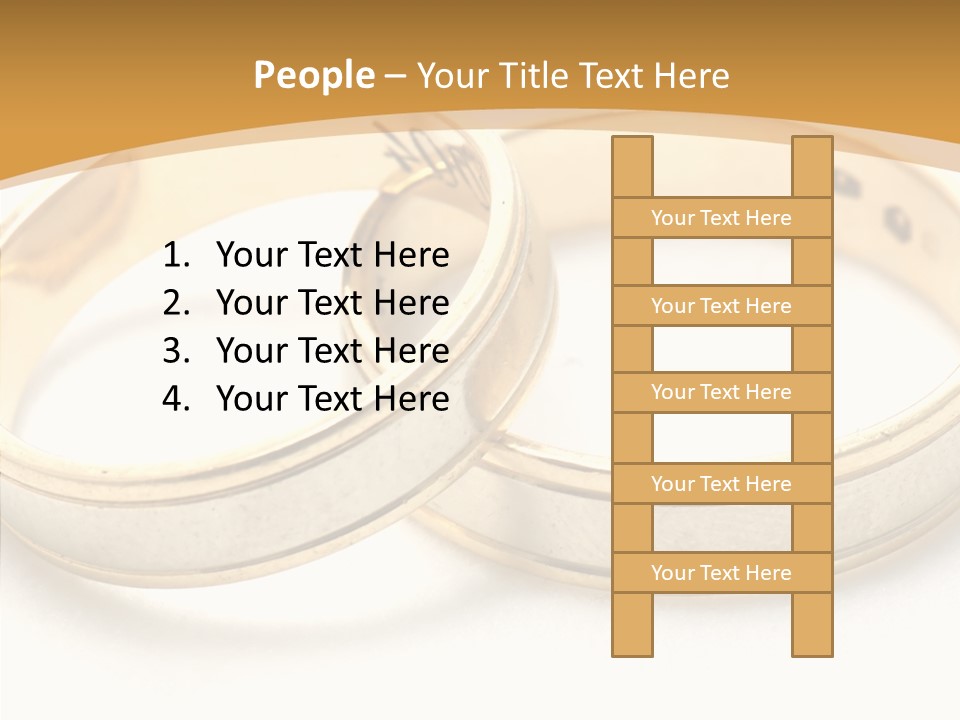 Token Married Wed PowerPoint Template